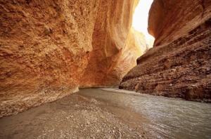 rote felsen canyon nach Gele Mustang