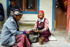 Frauen in Phu nepal