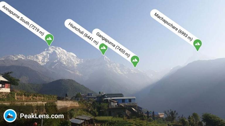 bergpanorama-peaklens-app-nepal-reise