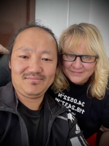 ines osswaldrai-und bijay-rai-linhaber-lokale-trekkingagentur-nepal